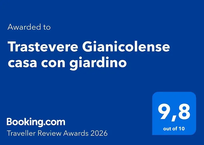 Trastevere Gianicolense Casa Con Giardino